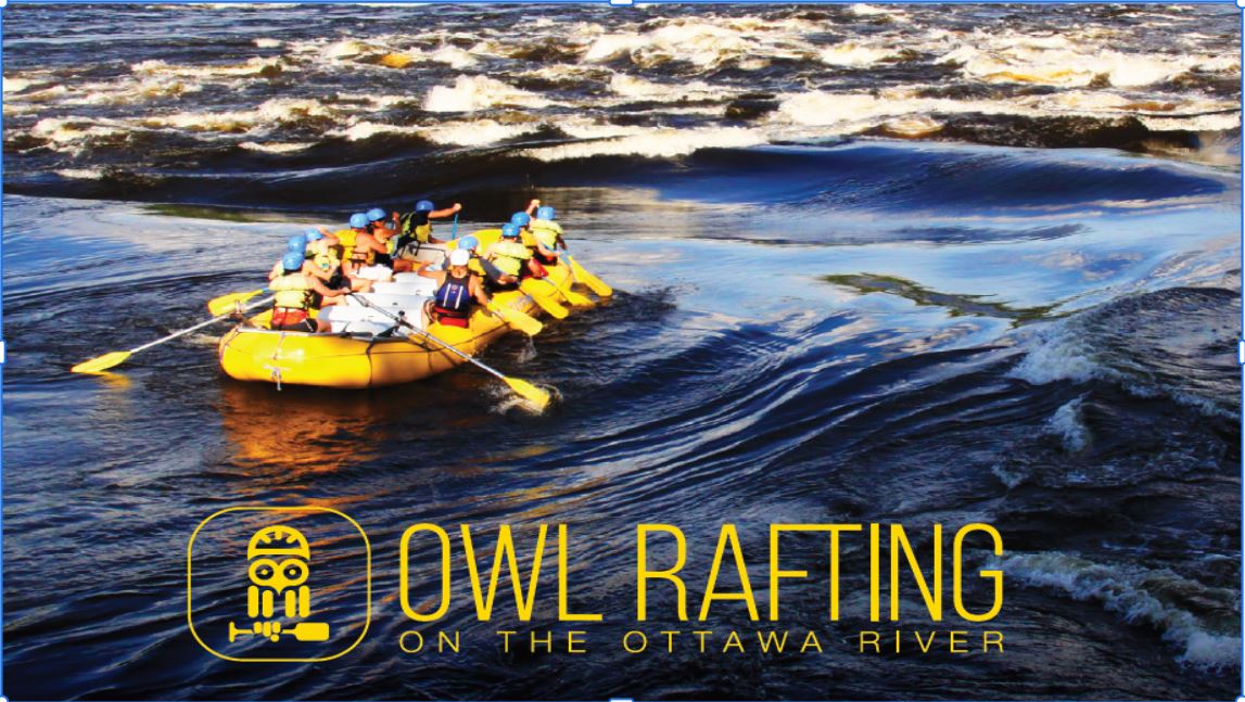 OWL Rafting on the Ottawa River is a 3-generation family business just an hours drive from Ottawa - open mid-May to mid-September.